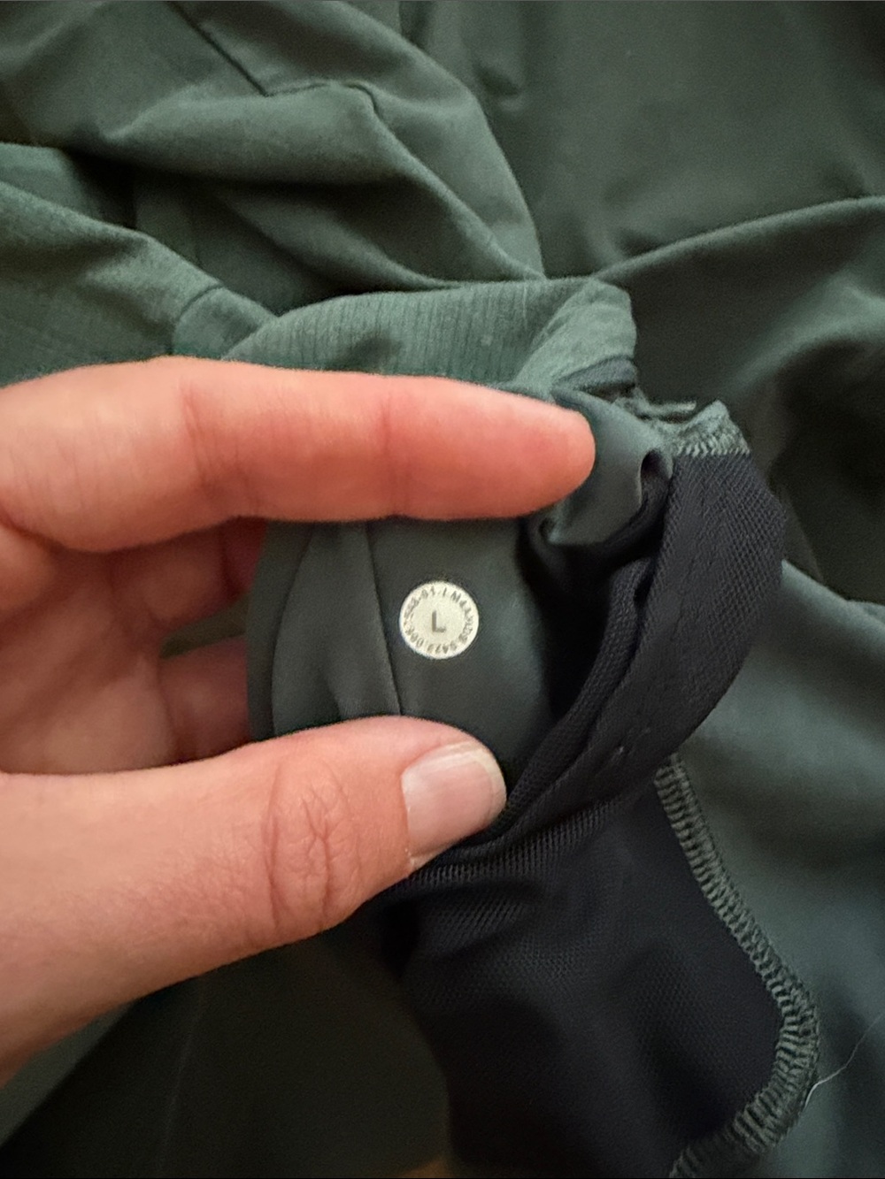 Lululemon men’s large warp light packable jacket green running - Picture 2 of 5